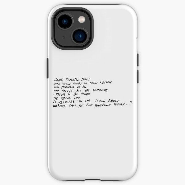 the freak show - yungblud  DOMS HANDWRITING iPhone Tough Case RB0208 product Offical yungblud Merch
