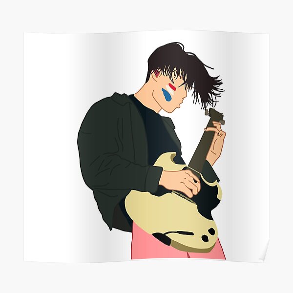 YUNGBLUD guitar artwork Poster RB0208 product Offical yungblud Merch