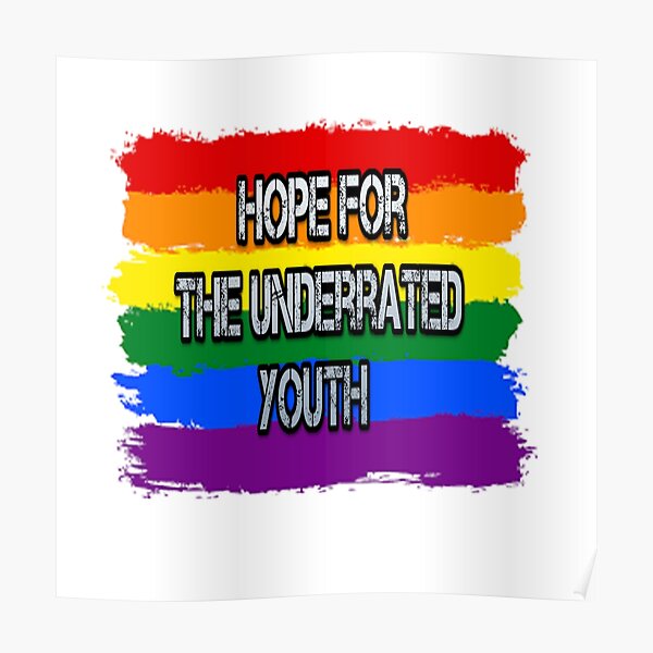 hope for the underrated youth yungblud rainbow edition Poster RB0208 product Offical yungblud Merch