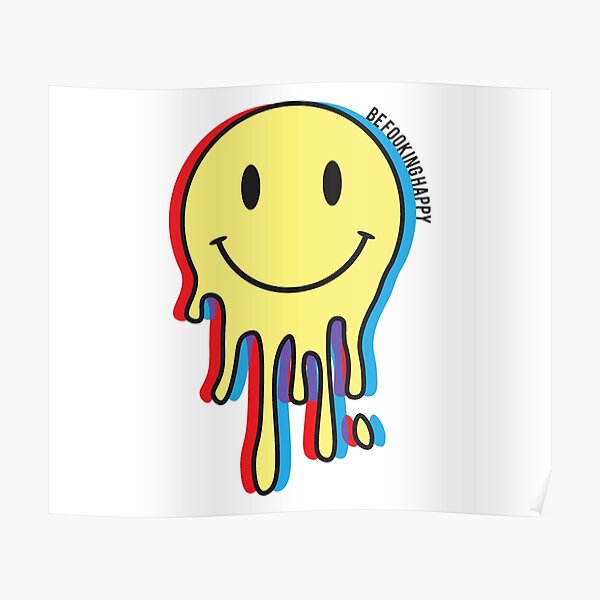 be fooking happy - yungblud Poster RB0208 product Offical yungblud Merch