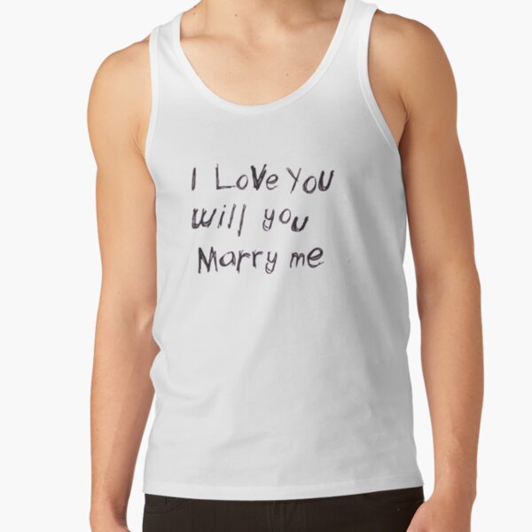 YUNGBLUD i love you will you marry me Tank Top RB0208 product Offical yungblud Merch