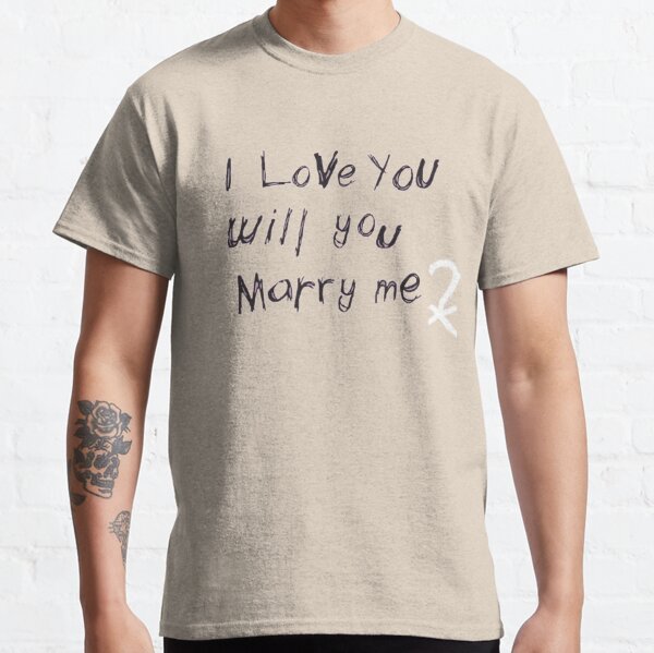 YUNGBLUD i love you will you marry me Classic T-Shirt RB0208 product Offical yungblud Merch