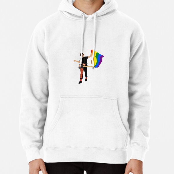 Yungblud Rainbow Flag Pullover Hoodie RB0208 product Offical yungblud Merch