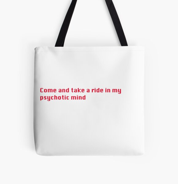 YUNGBLUD LYRICS  All Over Print Tote Bag RB0208 product Offical yungblud Merch