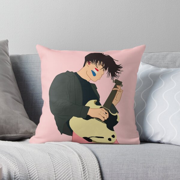 YUNGBLUD guitar artwork Throw Pillow RB0208 product Offical yungblud Merch
