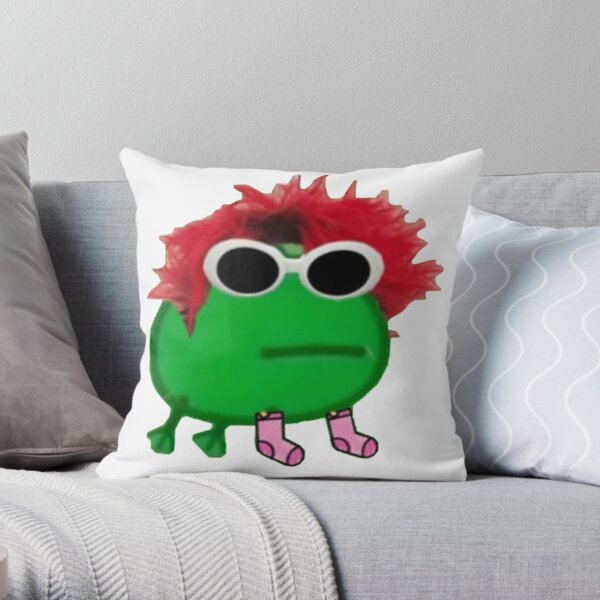 yungblud- frog Throw Pillow RB0208 product Offical yungblud Merch