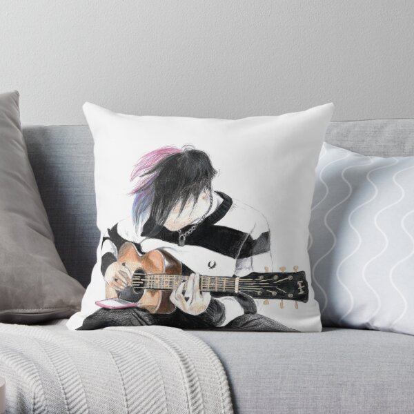 Yungblud guitar Throw Pillow RB0208 product Offical yungblud Merch