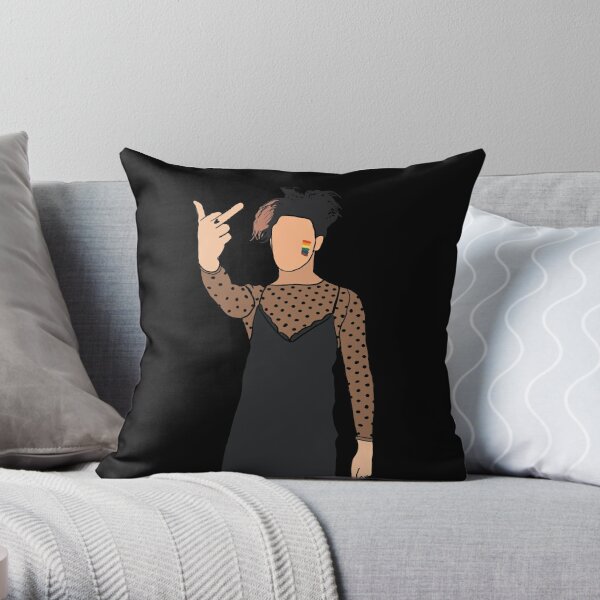 Yungblud in a dress Throw Pillow RB0208 product Offical yungblud Merch