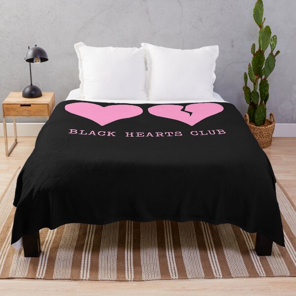 Best seller yungblud black hearts club merchandise Throw Blanket RB0208 product Offical yungblud Merch