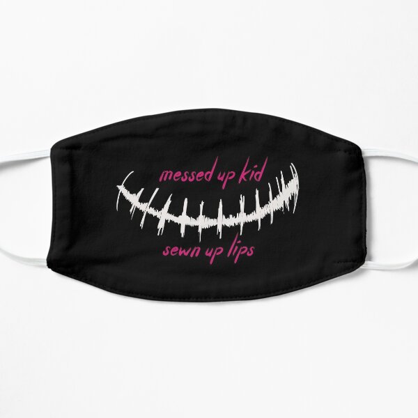 Sewn up lips - YUNGBLUD Flat Mask RB0208 product Offical yungblud Merch